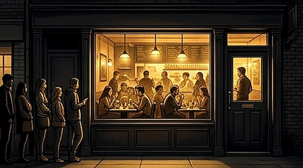 O que um restaurante lotado ensina sobre persuasão